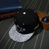 Kogelcaps pentagram borduurwerk platte top hiphop hoed katoen unisex honkbal pet buiten stoten hoeden sport mode capsbal