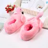 Pantoufles Lovely Flamingo Plush For Women Kawaii Fluffy Winter Warm Indoor Woman Fashion