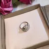 BUIGARI Anello di design serie testa di serpente per donna con pietra preziosa di diamanti Taglia 6 7 8 per uomo Placcato in oro 18K Riproduzioni ufficiali stile classico regalo squisito 001