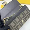 Projektant mody torby na ramię luksusowe torebki łańcucha damskiego wytłoczone list oryginalny skórzany krzyżowy oryginalny damski koperta vintage torebki #065