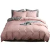 Bedding Sets Burst Textured Color Is Covered With Pillowcases Without Sheets Three Kits