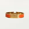 Bracelet en acier inoxydable classique de haute qualité 18k bracelet en or bracelet de luxe bracelet en émail hommes femmes