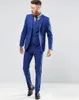 Men's Suits Slim Fits Mens Dinner Party Prom Dress Wedding Groom Tuxedos Man Blazer Work Busienss (Jacket Pants Vest Tie) K:1667