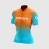 Racing Define Women Cabani Sports Cycling Jersey Configurar o verão de manga curta de manga curta Terno de bicicleta de estrada de montanha respirável