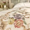 Bedding Sets Luxury White Embroidery 60S Satin Washed Silk Set Cotton Duvet Cover Bed Linen Fitted Sheet Pillowcases Bedclothes