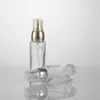 Storage Bottles 30ml Clear Glass Spray Bottle With Golden Sliver Sprayer For Toner Cosmetic Water Perfumer Make Up Container 10pcs/lot P199