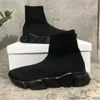 2023 Men And Women Black Boot Top Quality Speed Trainer Socks shoes for men& women Triple black white red Casual shoes Fashion Designer Sneakers ankle boot
