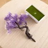 Decorative Flowers Bonsai Artificial Plant Simulation Potted Small Pine Tree Home Living Room El Welcome Place Garden Party Green Decoration