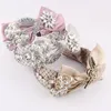 Pinces à cheveux Barrettes Bowknot Strass Perle Bandeau Mode Tissu De Soie De Lait Incrusté De Strass Perles Fleurs Arcs Accessoires 92