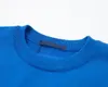 T-shirts pour hommes Polos Col rond brodé et imprimé style polaire vêtements d'été avec street pur coton t1m