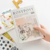 GRESTO RECOMENTO 20PAGE ROSY POSY Design Scrapbooking Big Book Paper Adteners Sett Fictionaria Diy Diário Diário Diário