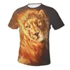 Men's T Shirts The Lion Shirt Men High Quality Aesthetic Cool Vintage T-Shirt Harajuku Streetwear Anime Funny