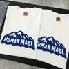 T-shirts Hommes Snow Mountain Human Made T-shirt Hommes Femmes Human Made T-shirt Tee Tops 230303