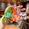 Keychain Figures 3D Letter Doll Cartoon Bag Decorations Key Ring Anime Around Figures Cute Children's Enlightenment