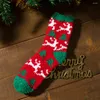 Femmes chaussettes chaudes avec impression Style japonais rouge blanc mode moyen Tube mignon drôle wapiti femme Harajuku noël amusant Kawaii arbre