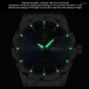 Нарученные часы Binbong Mens смотрит на топ -золото, покрытые Quartz Watch Luminous Hands 30m водонепроницаемые мужчины Fashion Business Reloj