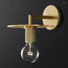 Duvar lambası vintage retro çatı katı açık cam top gölgesi E27 Edison Ampul Sconce Bidside Oturma Odası Yatak Odası