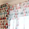 Curtain Geometric Blackout Curtains For Kids Trigon Blackouts Window Children Living Room Children's