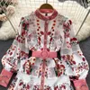 Casual Dresses French Chic And Beautiful Temperament Long Sleeve Summer Women's Small Hollow A-shaped