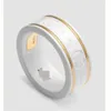 60% OFF 2023 New Luxury High Quality Fashion Jewelry for Double Silver Ceramic Planet Bee Couple Ring Gift High Version
