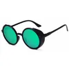Sunglasses Steampunk Vintage Round Men Women Retro Trend Big Frames Sun Glasses Fashion Pochromic Shading Eyewear UV400