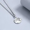 70% korting op 2023 Nieuwe luxe hoogwaardige mode-sieraden voor dubbele bloemenvogel Love Fearless ketting dubbelzijdig patroon mannelijke en vrouwelijke minnaars ronde sieraden