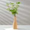 Декоративные цветы 5-го 3d азалия имитация листья зеленое растение пластиковое домашнее офис