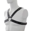 Bondage Cuir Jouets Gay Bar Poitrine Harnais Costume Ceintures Hommes Bretelles Ceinture Musculaire Sangles Contraintes Fétiche SM JOUETS