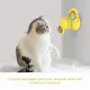 猫のおもちゃペット猫インタラクティブパズルトレーニング子猫ティーザーおもちゃをからかいターンテーブル風車ボール旋回用品