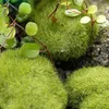 Decorative Flowers 5pcs 4 Sizes Fake Stone Artificial Moss Rocks Home Decor Simulation Plant DIY Decoration For Garden And Crafting Green