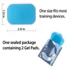 Accessoires 100 stcs ABS stimulator gelblokken vervangende stickers hydrogel voor EMS -spiertraining massagebuikstrainer