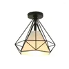 Lampy wiszące diamentowe lampki sufitowe Lampka luksusowa luminaire salon nordycki żelazo nowoczesna dekoracja salon sypialnia korytarze
