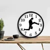 Orologi da parete Orologio British Comedy Ispirato Ministry Of Silly Walk Home Decor Novità Orologio Funny Walking Silent Mute