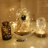 Saiten LED-Lichterkette Kupferdraht Fariy Batteriebetriebene Girlande Dekoration Lichter 2M 20LED 4M 40LED Hochzeit Weihnachten
