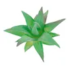 Flores decorativas Plantas de simulación Aloe Artificial Cactus suculento Paisaje Flor de loto falso DIY Accesorios creativos para fiestas Hogar