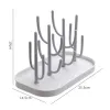2023 베이비 먹이 병 멸균기 배수구 랙 젖꼭지 컵 홀더 저장 건조 청소 및 건조기