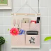 Opbergtassen Cartoon canvas hangende tas 7 zakken muur gemonteerde garderobe hang pouch cosmetische speelgoed organisatie l05