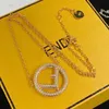 95% OFF 2023 New Luxury High Quality Fashion Jewelry for brass material rhinestone necklace new Korean style versatile sweater chain