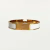 Bracelet en acier inoxydable classique de haute qualité 18k bracelet en or bracelet de luxe bracelet en émail hommes femmes