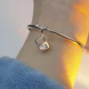 Armreifenmänner und Frauen Paar Armband Dreidimensional Square Zirkon kupferplattiert Hochzeitsgeschenke Party Mode Schmuck Kent22