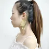 Dangle Earrings 2023 Fashion Female Gold Shining Acrylic Sun Star Universe Galaxy Drop For Women Trendy Cute Statement E19099