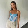 Women's Tanks 2023 Spring And Summer Women Fashion Lace Spaghetti-Strap Sexy Off-the-Shoulder Slim-Fit Tank Top