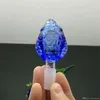 Rökande rör Nya blå Cobra Bubble Head Glass Bongs Glass Rökrör