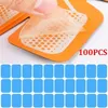 Accessories 100Pcs Abs Stimulator Gel Pads Replacement Stickers Hydrogel For EMS Muscle Training Massager Abdominal Trainer