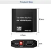 HDMI2.0 distributor is divided into two parts one in and out Scaler4K60HZ with crack HDCP2.34KHDR