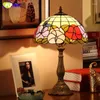 Lampade da tavolo FUMAT Lampada da giardino moderna con paralume a fiori per soggiorno, letto, comodino, dimmer creativo LED