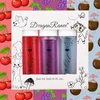 Lip Gloss 3PCS Fruit Set Moisturizing Oil Glaze Waterproof Nourishing Cheery Grape Tint Makeup