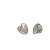 95% zniżki na 2023 Nowa luksusowa wysokiej jakości biżuteria modowa dla srebrnego rzeźbionego motyla Serce proste kolczyki dla mężczyzn i kobiet