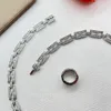 BUIGARI Ronde Hanger designer ketting voor vrouw diamant Vergulde 18K hoogste teller kwaliteit mode luxe cadeau voor vriendin 003