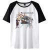 T-shirt da uomo Anime Granblue Fantasy T-shirt da uomo Raglan Summer Casual manica corta O-Collo da uomo Harajuku Top confortevole